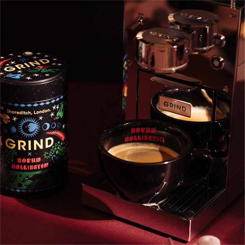 Grind x Sophy Hollington Tin & Coffee Cup Bundle image